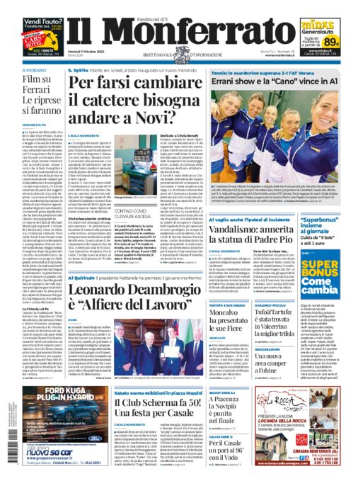 Il Monferrato - Edizione 75 del 11/10/2022